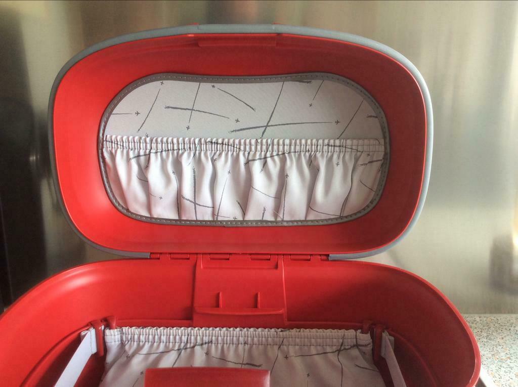 Beautycase rood, Ophalen of Verzenden, Nieuw, Rood