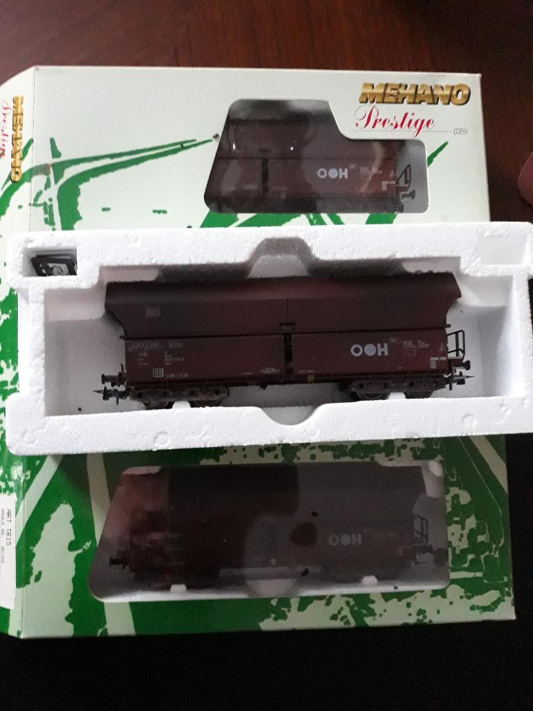 Exclusief mehano H0 set 3 wagons   zelflossers T615, Ophalen of Verzenden, Nieuw, Wagon
