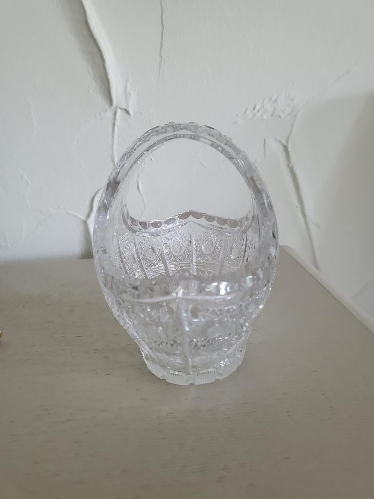 Bohemia kristallen handcut korfje, Enlèvement