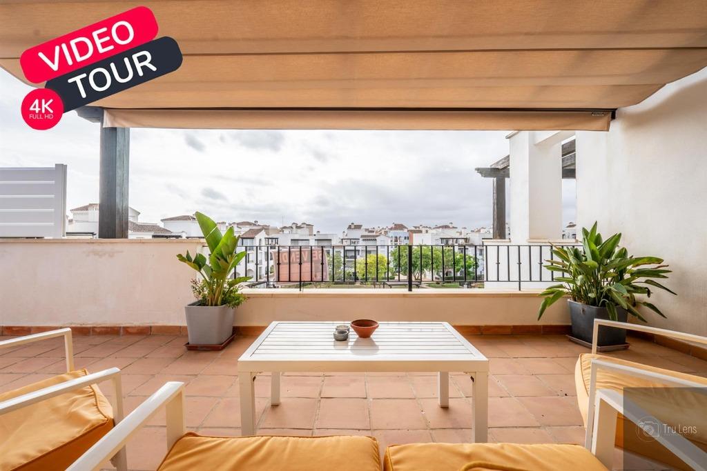 Penthouse - 2 slaapkamers en 2 terrassen op La Torre Golf, Immo, Spanje, 2 kamers, La Torre Golf Murcia, Appartement