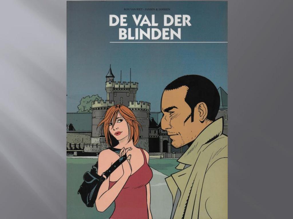De val der blinden, Ron Van Riet – Jansen & Janssen, Enlèvement ou Envoi, Une BD, Van Riet, Comme neuf