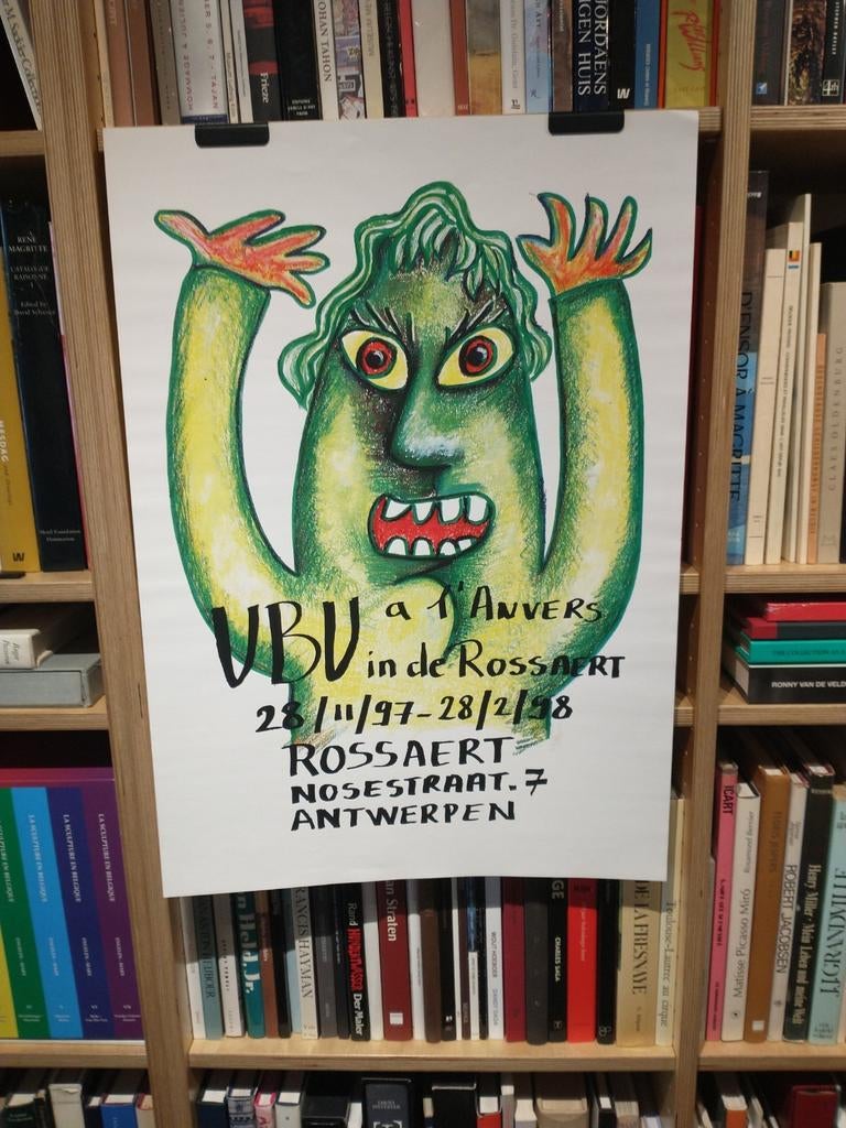 Ubu a l'Anvers - Rossaert - 1998 - affiche, Collections, Posters & Affiches, Enlèvement ou Envoi