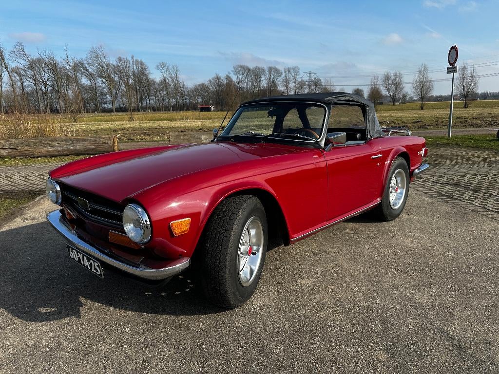Triumph TR6, Auto's, TR6, Zwart, 2498 cc, Leder