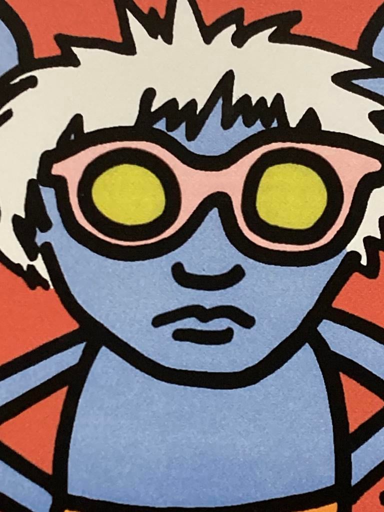 Keith Haring: lithografie 50 bij 70 cm, Ophalen of Verzenden