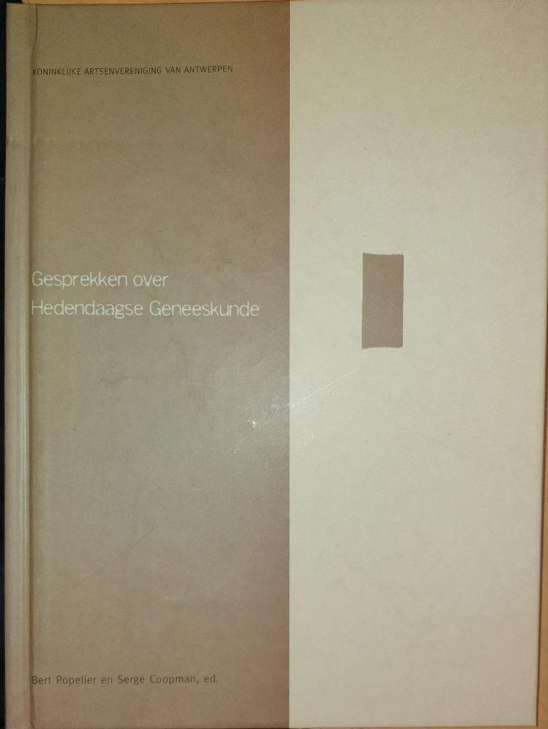 Gesprekken over Hedendaagse geneeskunde, Overige wetenschappen, Serge Coopman, Ophalen of Verzenden, Zo goed als nieuw