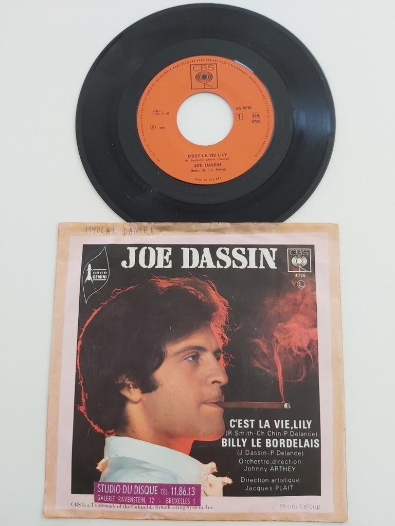 Joe Dassin, zo is het leven, Lily, Cd's en Dvd's, Ophalen of Verzenden, Zo goed als nieuw, Pop