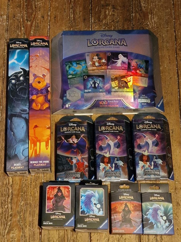 Lot articles Lorcana Ascension des Floodborn (2eme chapitre), Collections, Enlèvement, Mickey Mouse, Neuf, Papier, Carte ou Papeterie