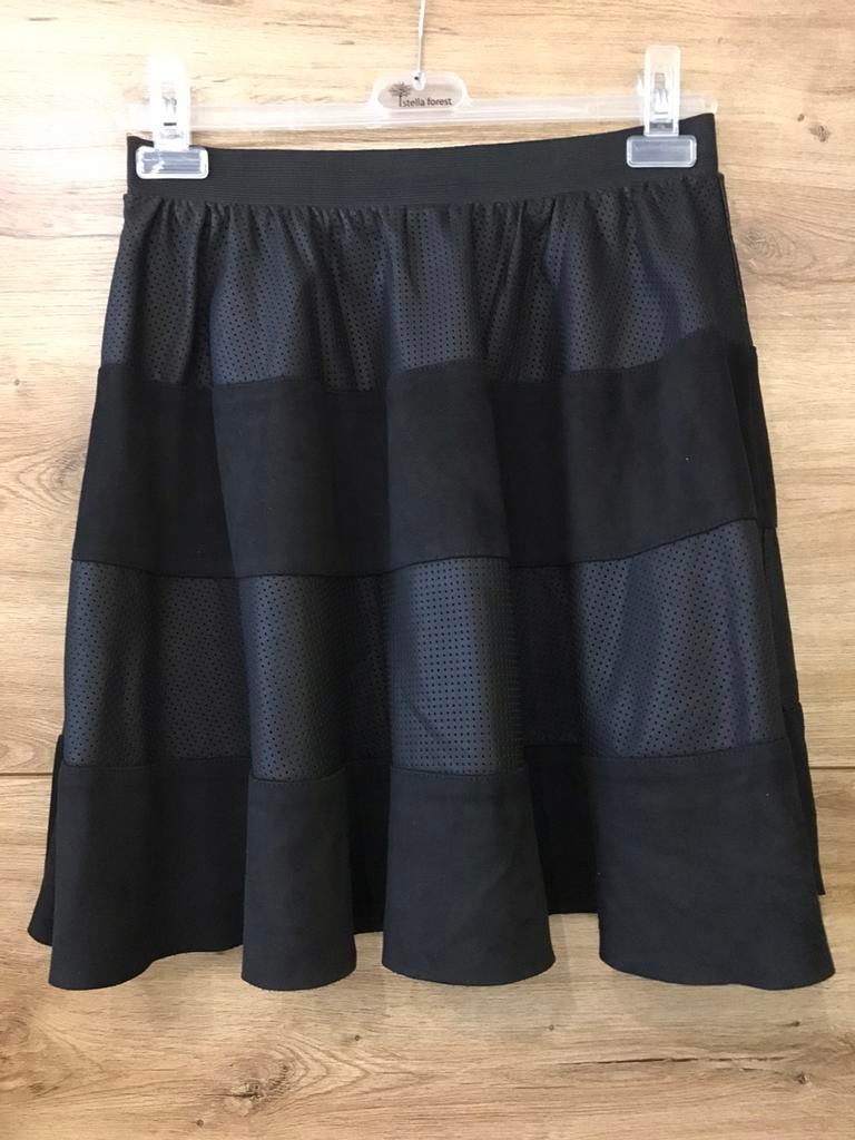 Jupe Only noire lignée bi matière, taille 40. Neuve, Vêtements | Femmes, Neuf, Taille 38/40 (M), Only, Au-dessus du genou
