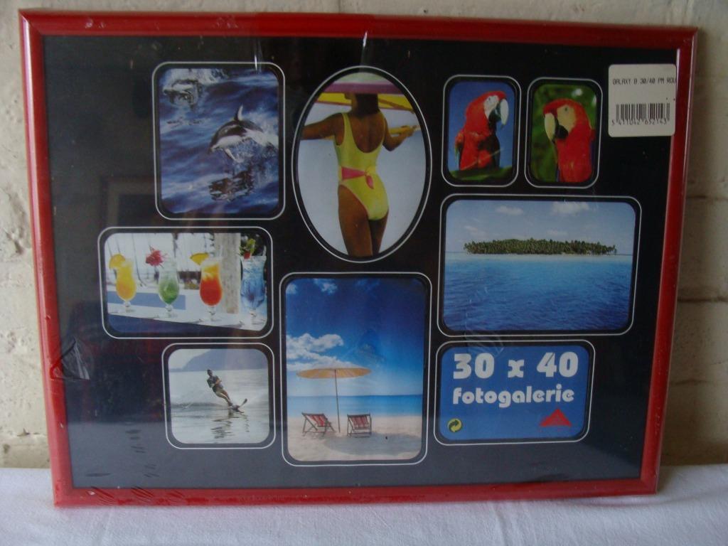 lot 2 cadres, 1 multi photos, 1 ovale, neuf,, Enlèvement ou Envoi, Neuf, Moins de 50 cm, Moins de 50 cm