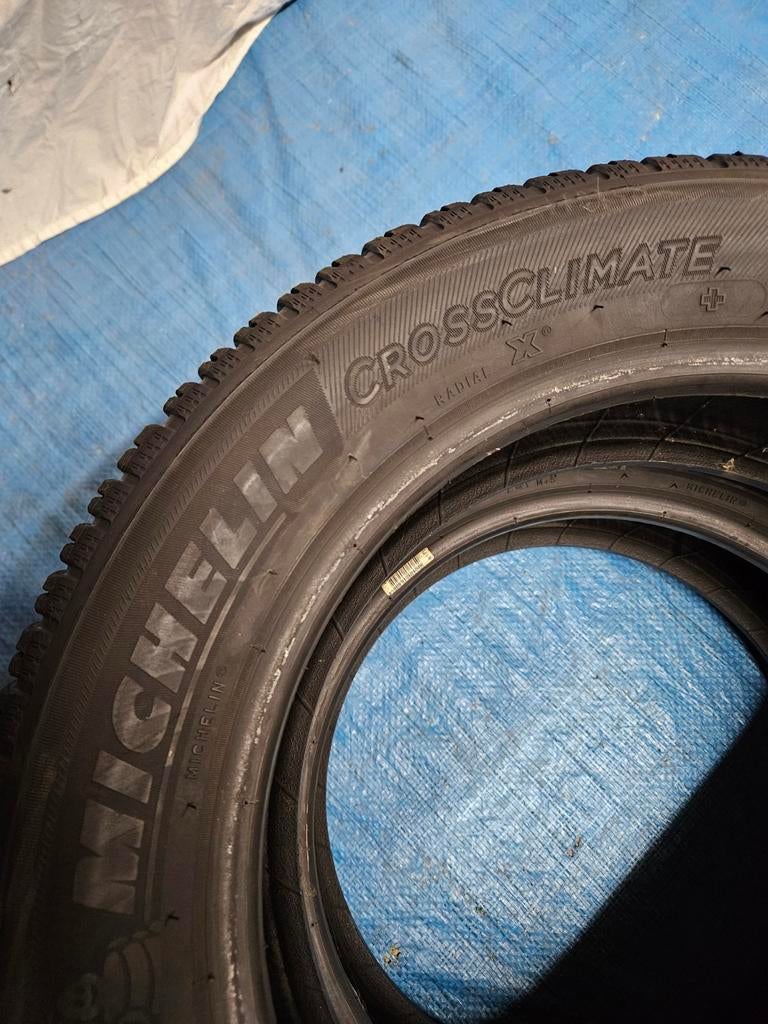4x Michelin CrossClimate + 195/55/15'., Auto diversen, Autosport-onderdelen, Ophalen