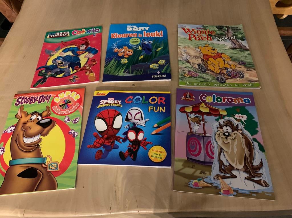 Kleurboeken, Ophalen of Verzenden, Gebruikt, Knutselen