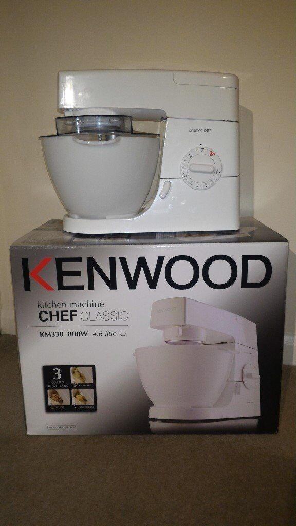 Kenwood Chef 4,7 liter, 4 liter of meer, Ophalen, Zo goed als nieuw, 3 snelheden of meer