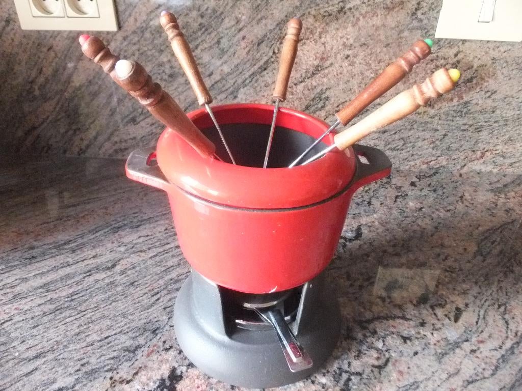 Fonduestel, Elektronische apparatuur, Fonduesets, Ophalen, Zo goed als nieuw, Fondueset