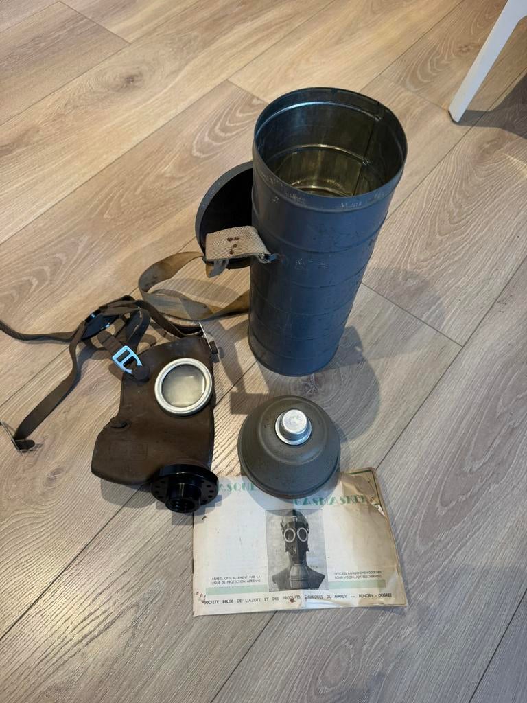 Masque anti gaz belge, Enlèvement ou Envoi