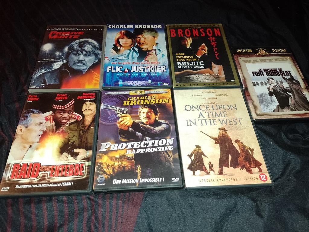 Te koop op dvd: Charles Bronson evoluerende lijst, Cd's en Dvd's, Vanaf 9 jaar, Ophalen of Verzenden, Zo goed als nieuw, Actie