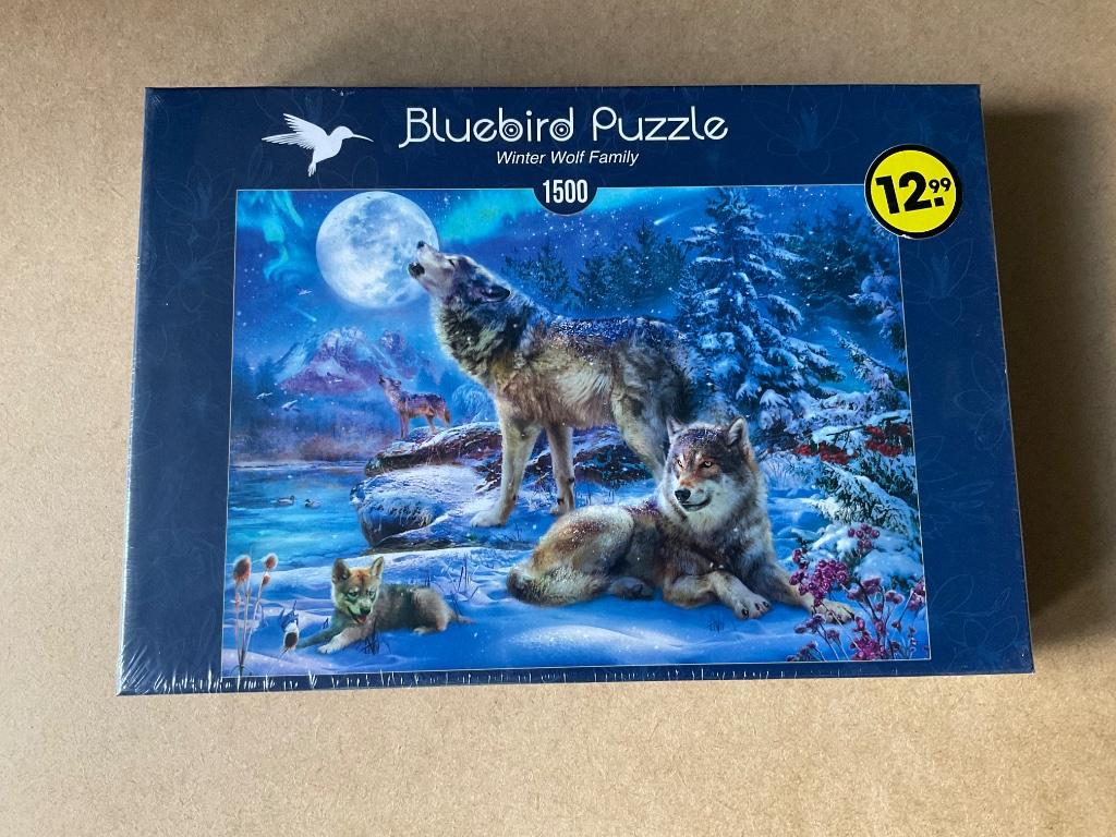 Puzzel wolven, 1500 stukjes, Ophalen of Verzenden, 500 t/m 1500 stukjes, Nieuw, Legpuzzel