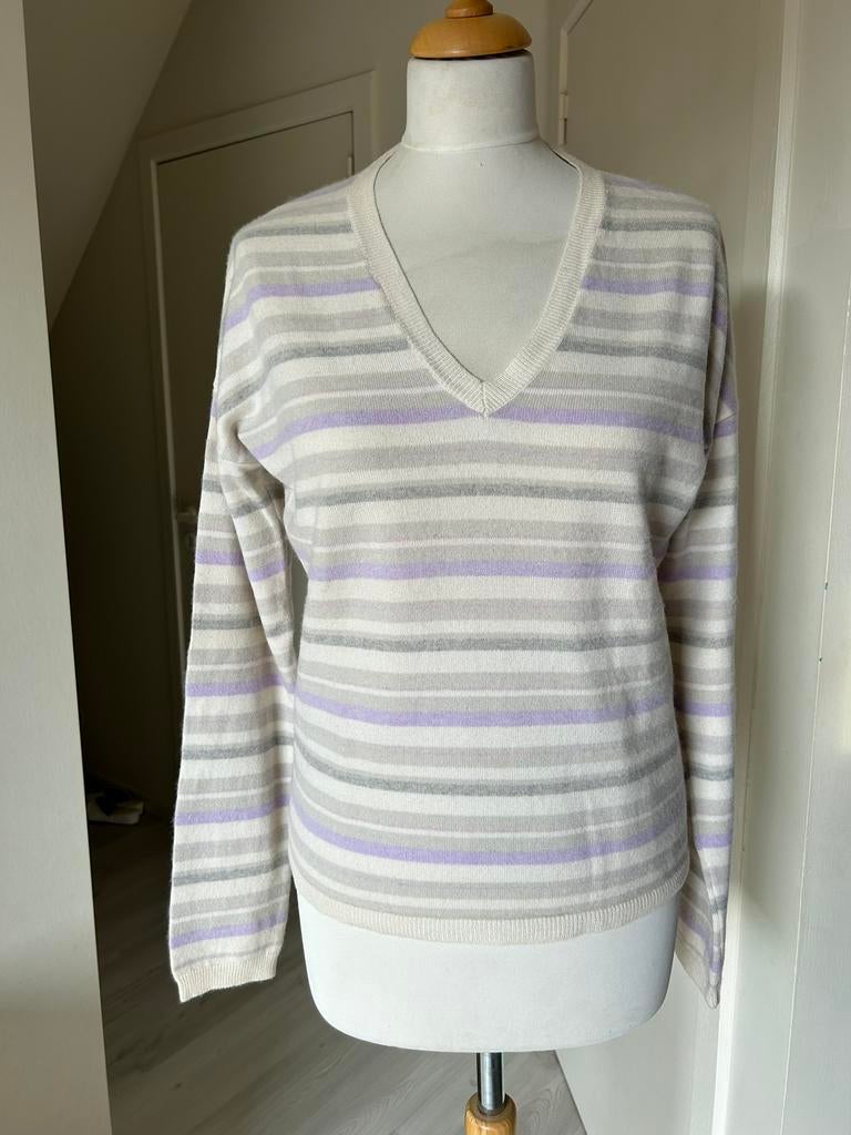 Superbe pull en cachemire Heritage M, Neuf, Taille 38/40 (M), Enlèvement ou Envoi, Beige