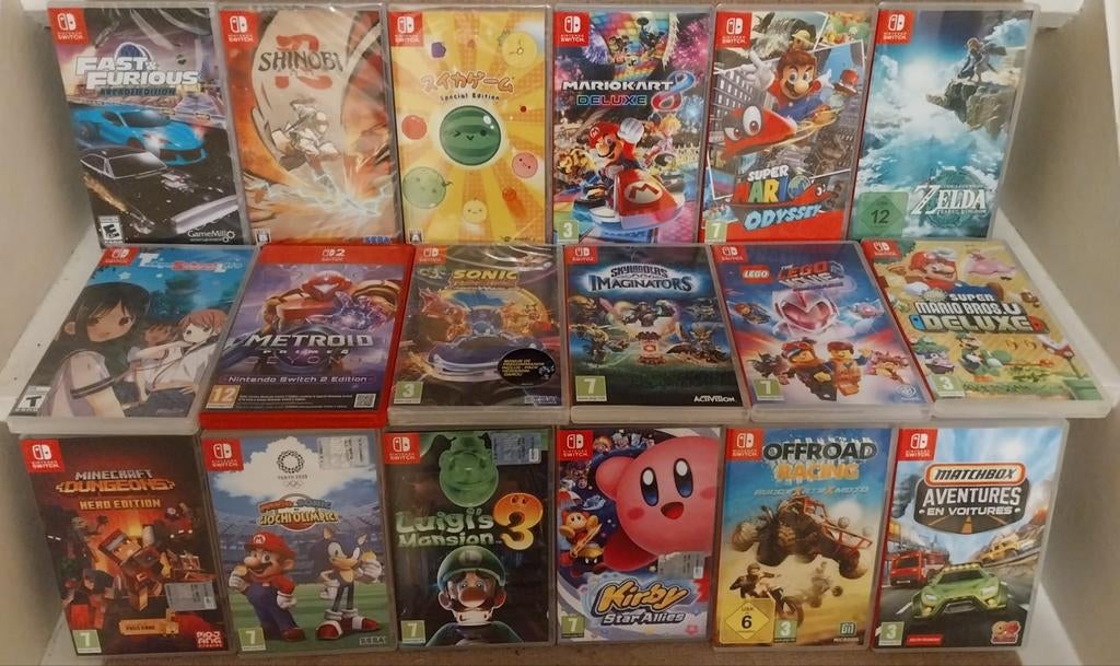 Jeux Switch, Enlèvement ou Envoi