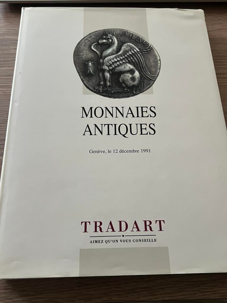 TRADART Antieke munten Veiling cataloog 1991, Ophalen of Verzenden, Munten