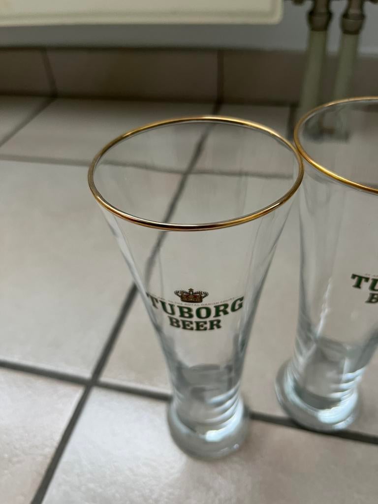 Tuborg bier glazen, Enlèvement, Comme neuf