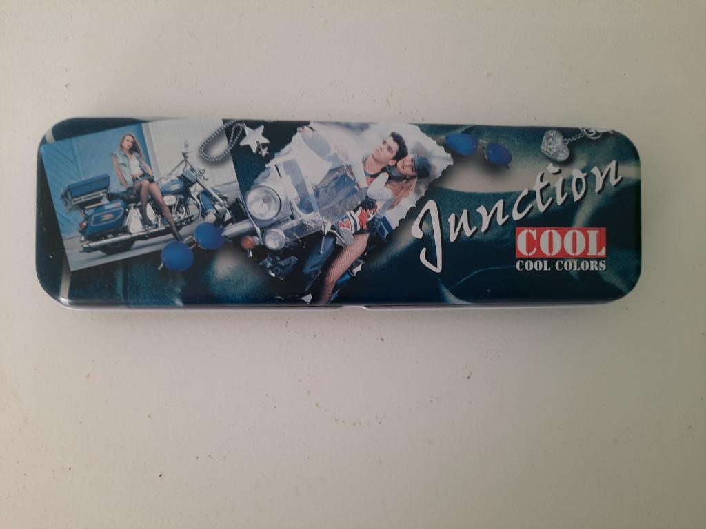 metalen etui / pennendoos / Junction Cool, Ophalen, Gebruikt