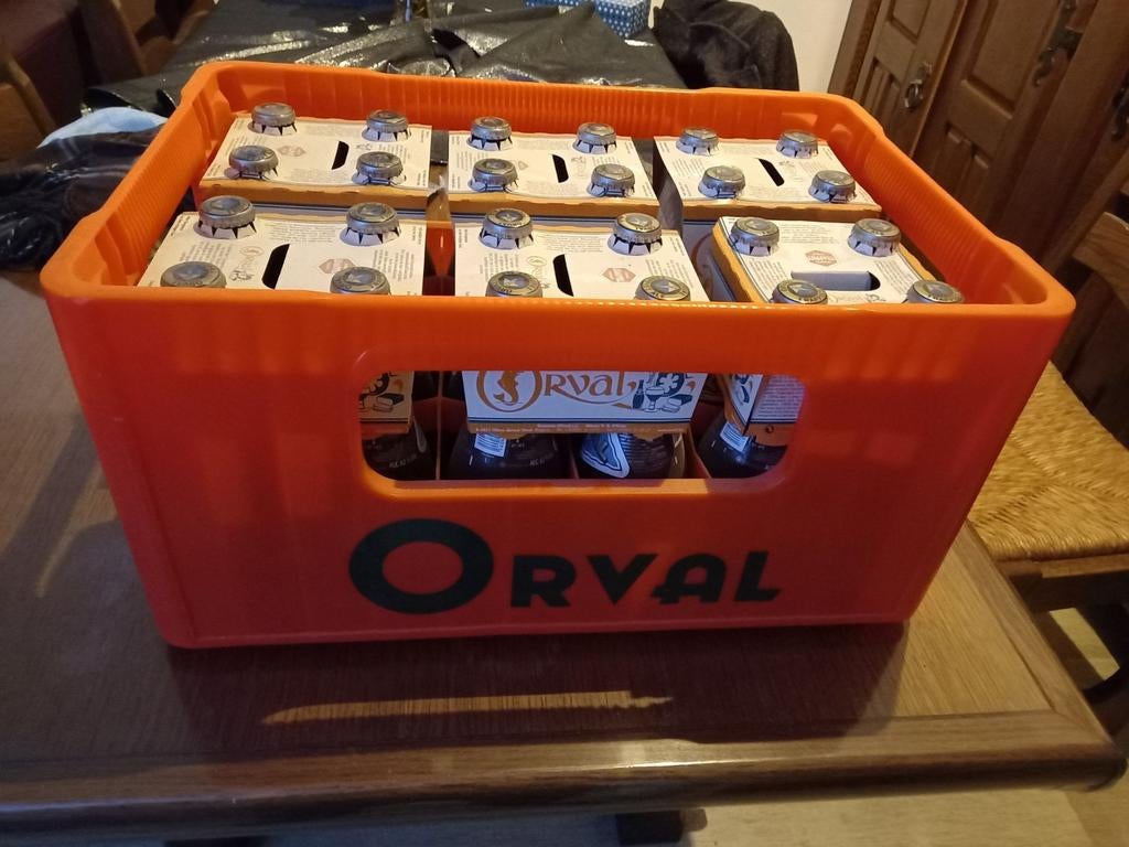 ORVAL baks.
2018/12/11 .
5 jaar aoud .
75+ 5 euro leeggoeg, Enlèvement