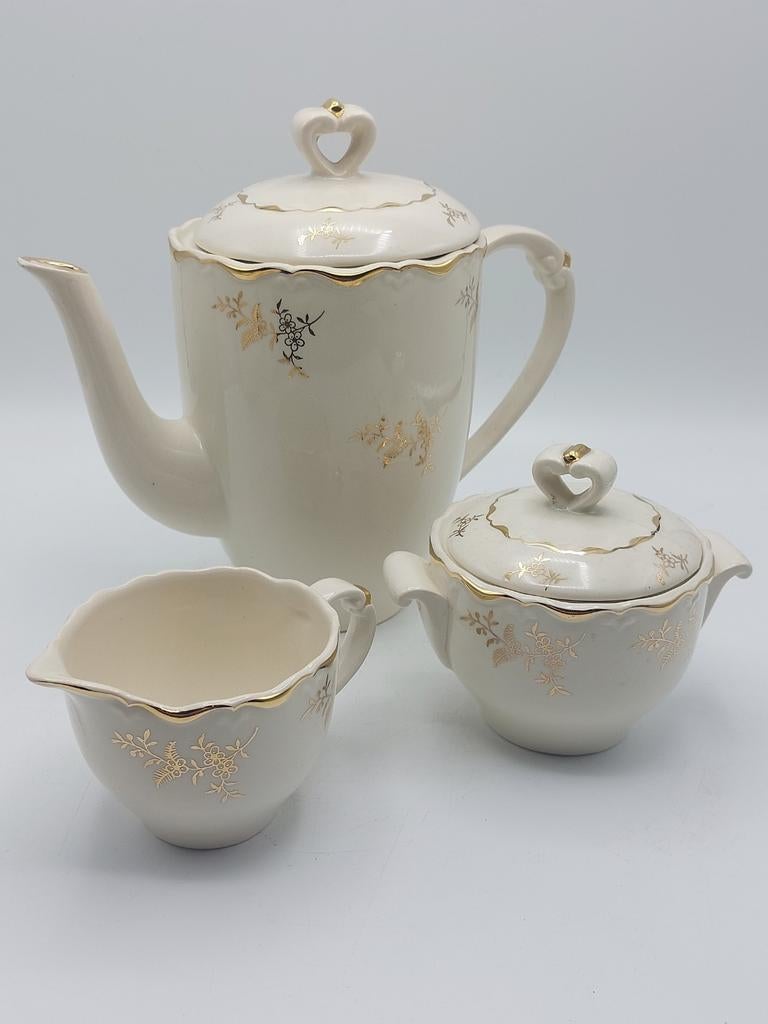 Uitgebreid vintage servies van Boch, La Louviere., Antiek en Kunst, Antiek | Servies compleet, Ophalen