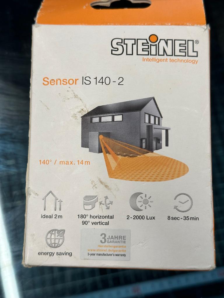 Steinel IS 140-2 bewegingsmelder zwart, Enlèvement ou Envoi, Neuf, Interrupteur