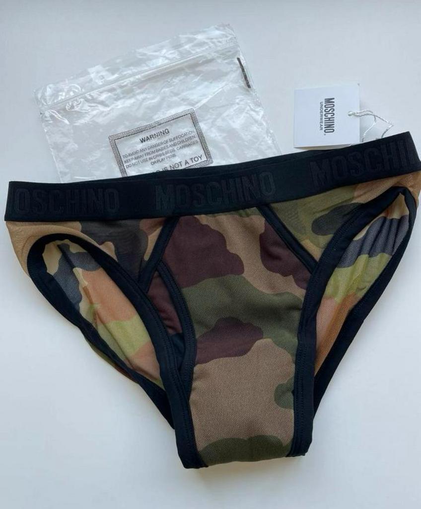Slip Moschino en maille microfibre Nouveau, Envoi, Autres couleurs, Moschino, Slip