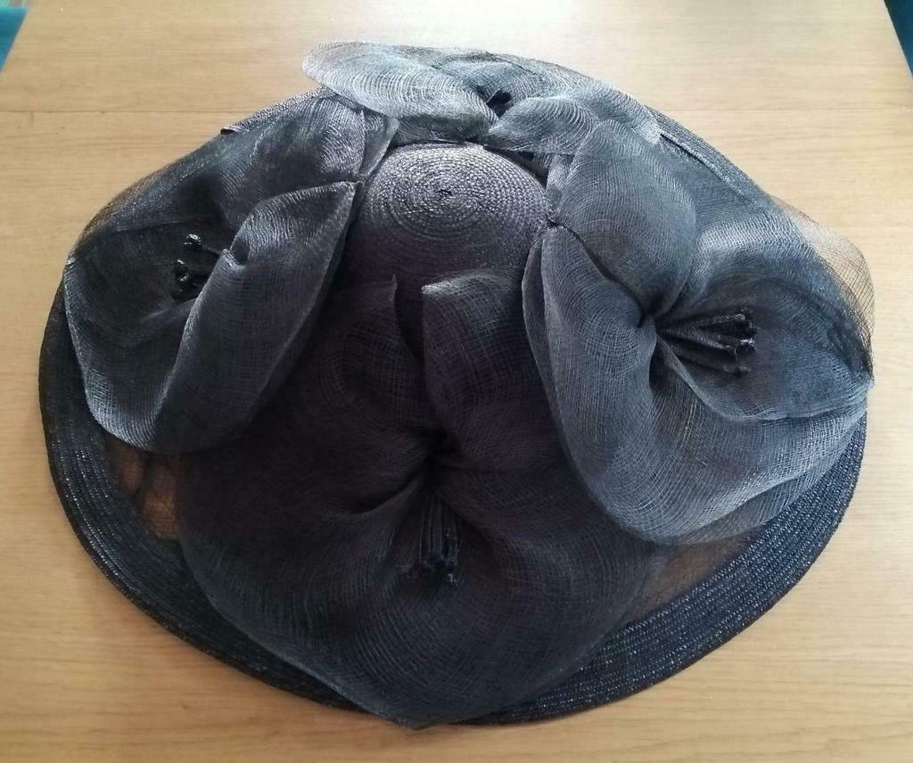 Chapeau de cérémonie Danièle Meucci, Enlèvement ou Envoi, Vintage, 58 cm (L, 7¼ pouces) ou plus, Chapeau