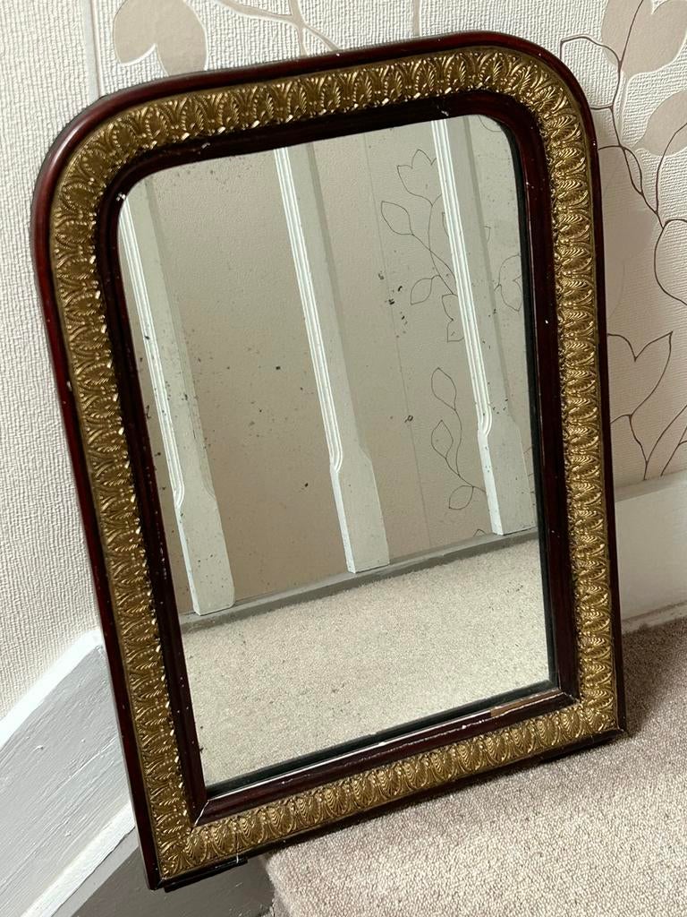 Miroir 50 x 35 au mercure, Antiquités & Art, Enlèvement ou Envoi