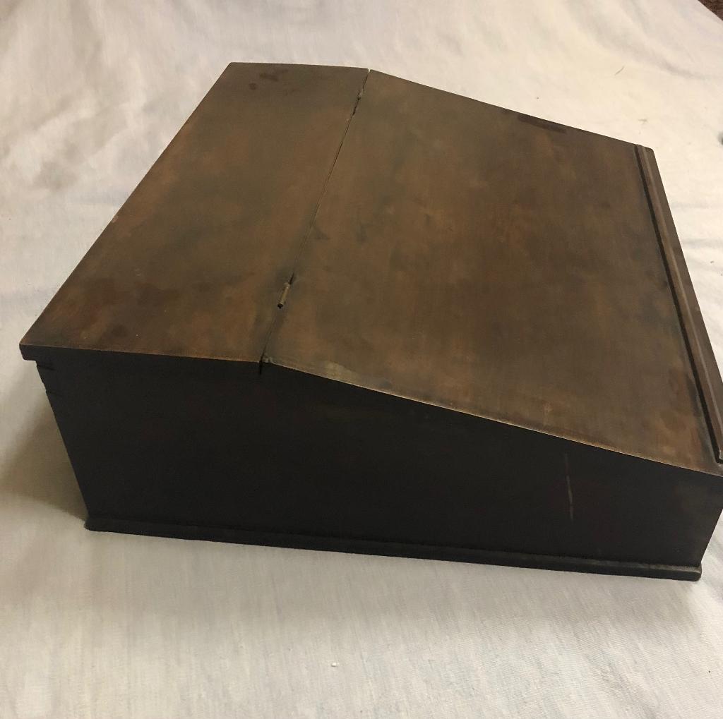 Antieken schrijftafeltje/ bureau afsluitbaar, Antiek en Kunst, Ophalen of Verzenden