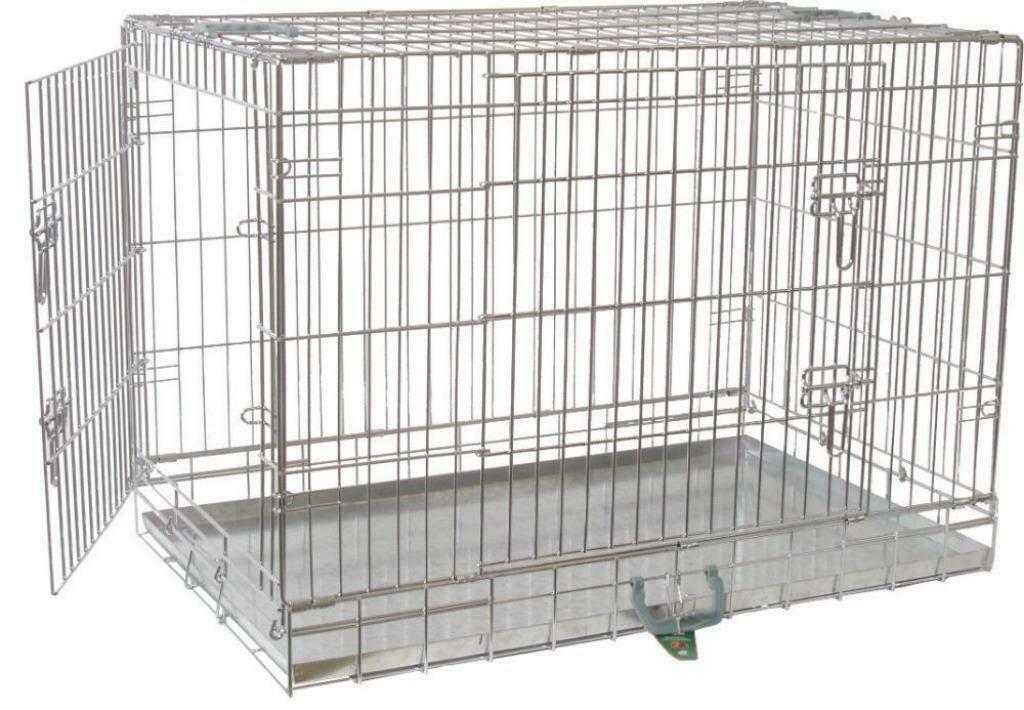 Caisse pour chien Extra Strong Galvanisée M, Animaux & Accessoires, Maisons pour chiens, Neuf, Moins de 65 cm, 75 à 110 cm, Enlèvement