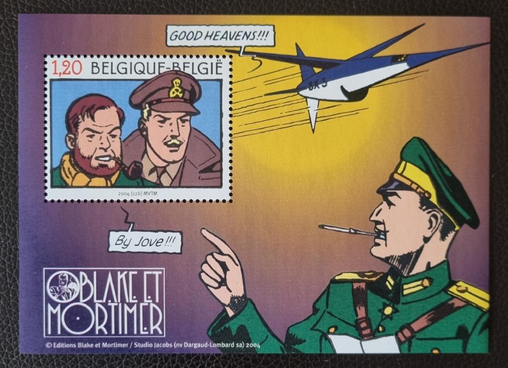 Blake Mortimer Edgar P. Jacobs Belgium 2004, Timbres & Monnaies, Sans timbre, Neuf, Enlèvement ou Envoi, Non oblitéré
