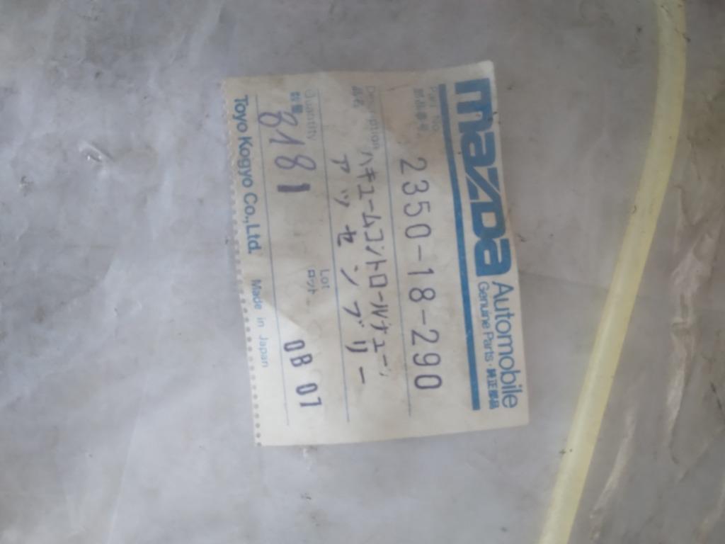 Mazda oldtimer vacuum leiding stroomverdeler, Ophalen of Verzenden, Nieuw, Mazda