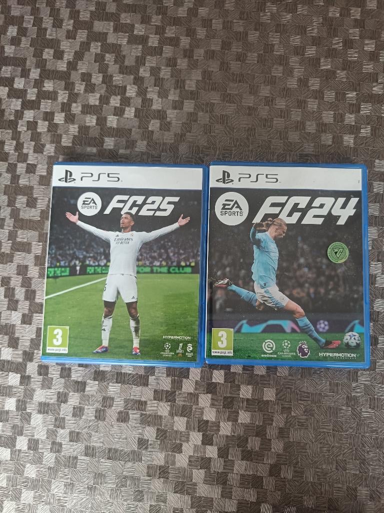 PS5 FC25 + FC24, Games en Spelcomputers, Games | Sony PlayStation 5, Ophalen of Verzenden, Zo goed als nieuw