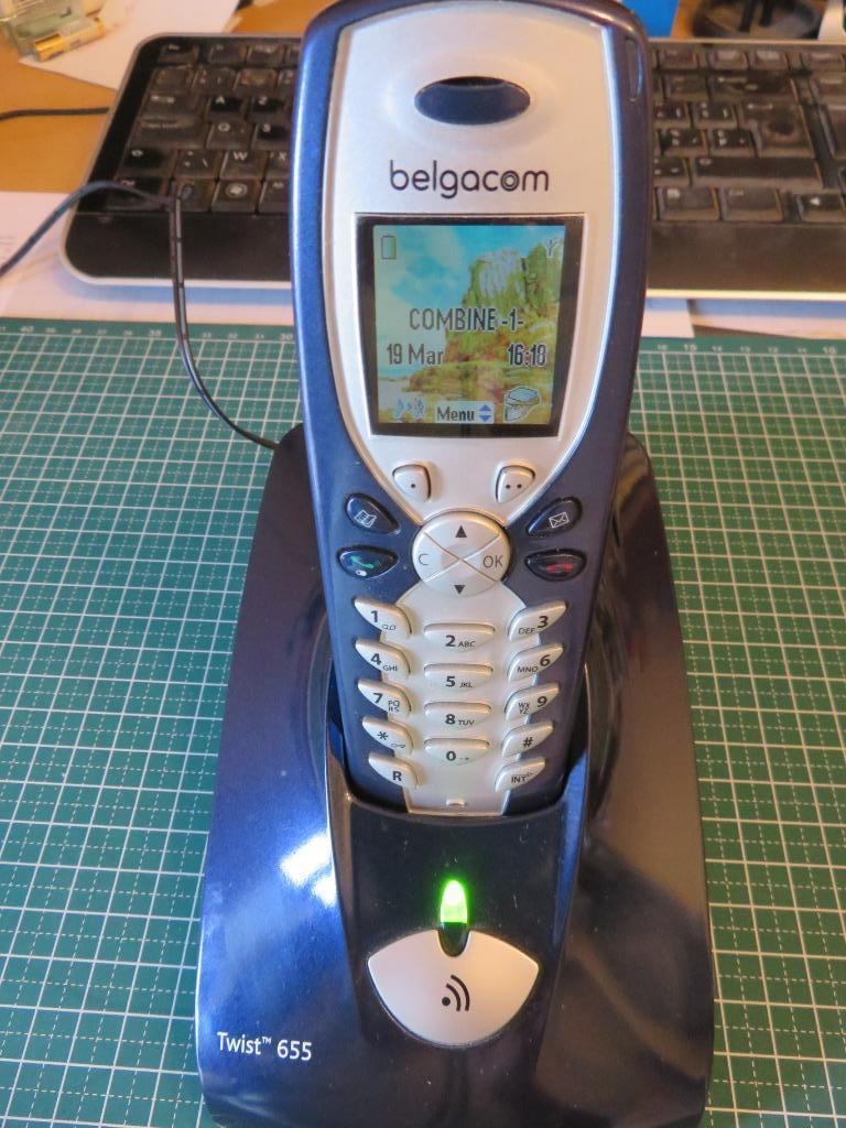 Belgacom Twist 655 draadloze telefoon (DECT), Ophalen of Verzenden, Zo goed als nieuw, 1 handset