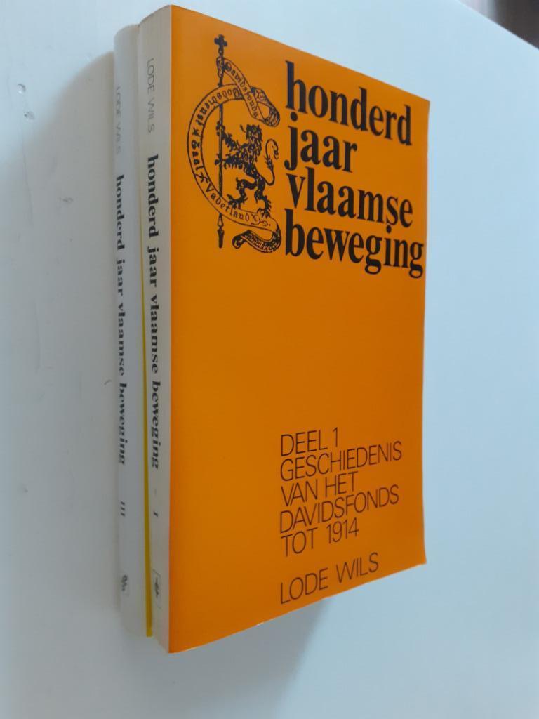 Lode Wils : 100 jaar Vlaamse beweging deel 1 en deel 3, Ophalen of Verzenden