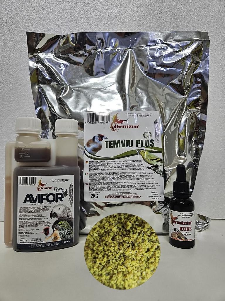 Temviu Plus 2 kg (protecteur) Ornizin., Animaux & Accessoires, Oiseaux | Accessoires, Enlèvement