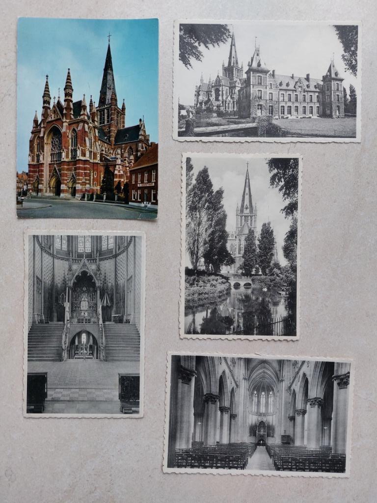 4 oude postkaarten van Dadizele, Verzamelen, Verzenden