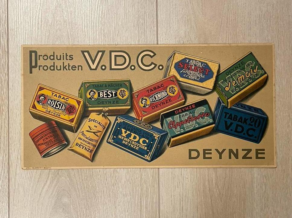 V.D.C. Deynze Van Der Cruyssen, Verzenden, Gebruikt, Reclamebord