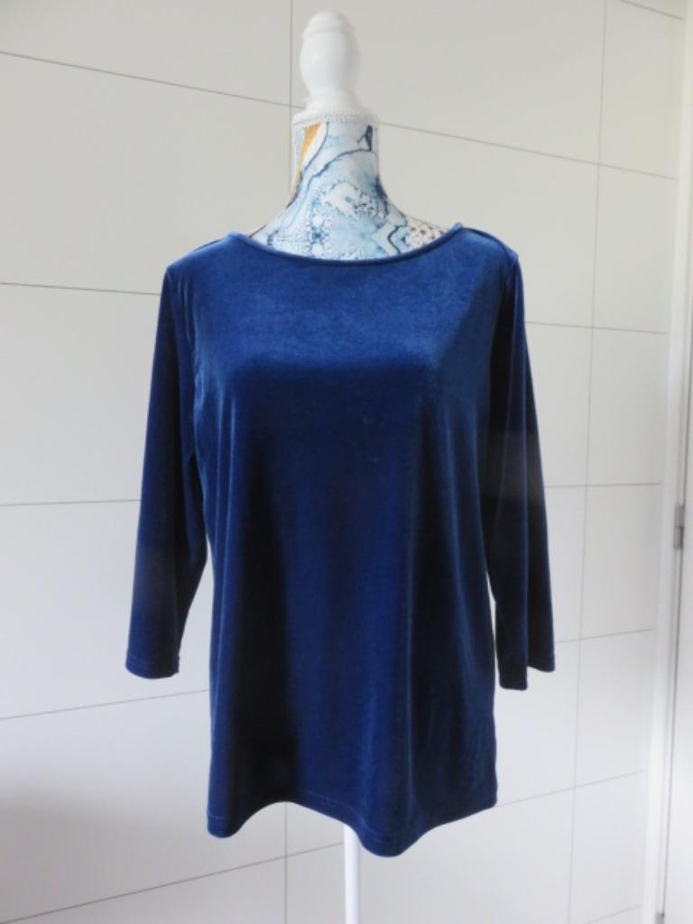 Blauwe dames blouse - Liberty Island - XXL, Taille 46/48 (XL) ou plus grande, Enlèvement ou Envoi, Bleu, Liberty island