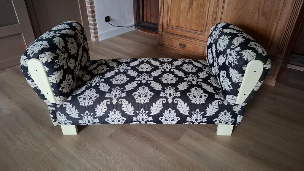 Banquette divan ancien restauré, Enlèvement, Comme neuf, Bois