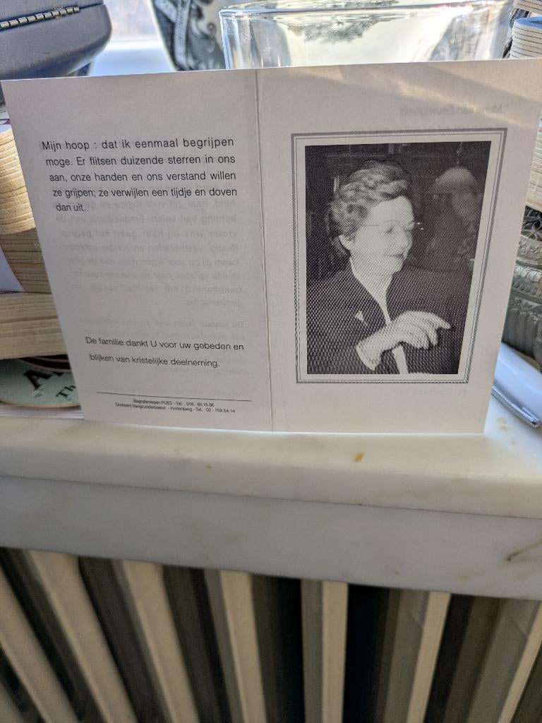 Dp Marie - Elisabeth Houben, Verzamelen, Ophalen of Verzenden, Bidprentje