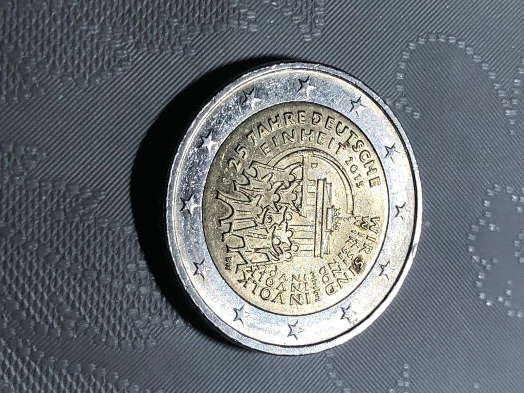 Pièce commémorative de 2 euro 2015 Allemagne J usagée., Enlèvement ou Envoi, Allemagne, 2 euros, Monnaie en vrac