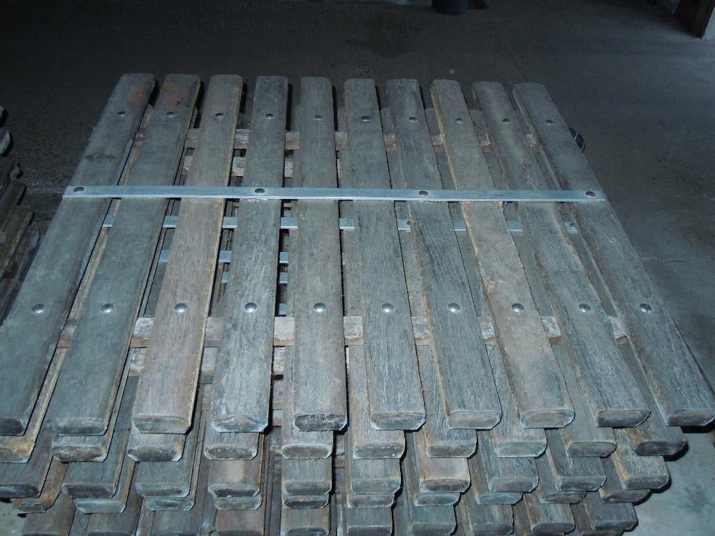 Houten panelen, roosters., Ophalen, Gebruikt, 25 tot 50 mm, Balk