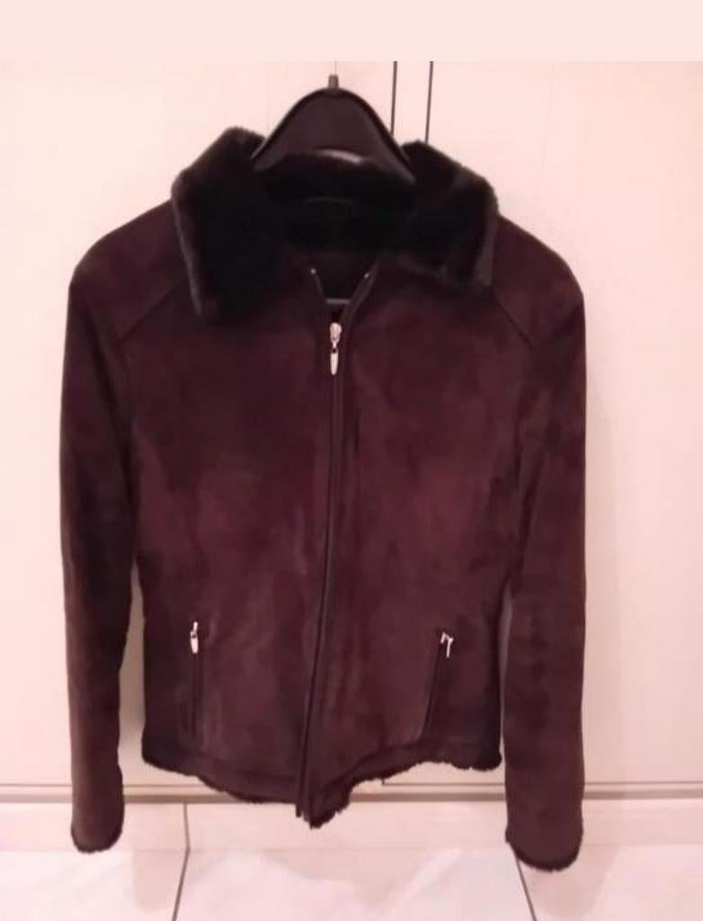 Bruin daim vestje, Enlèvement, Taille 38/40 (M), Brun