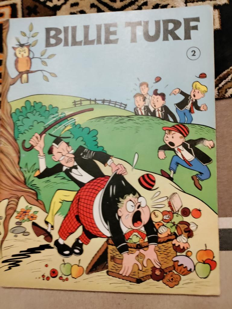 Verzameling oude Billie Turf allen in 1ste druk, Charles H StJohn Hamilton, Meerdere stripboeken, Ophalen, Gelezen