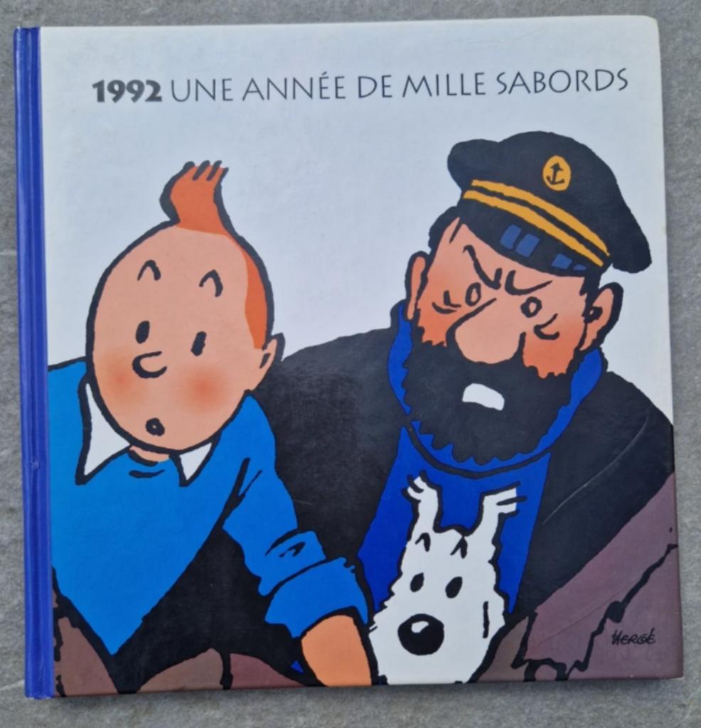 Une Année de Mille Sabords - Agenda 1992 - Hergé, Enlèvement ou Envoi, Une BD, Utilisé, HERGE
