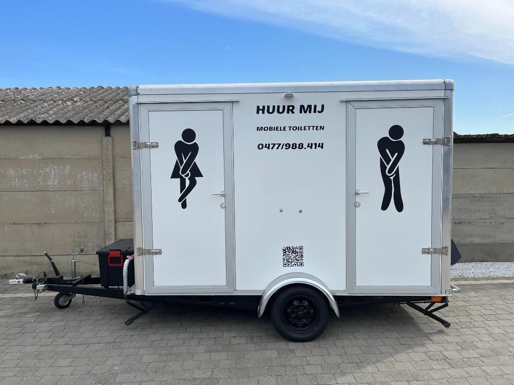mobiele badkamer - douche wagen - wc wagen